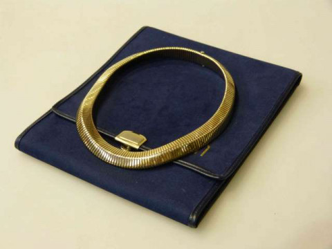 14K gold collar, 76 grams