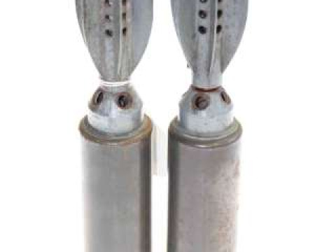 Two WWII mortar shells
