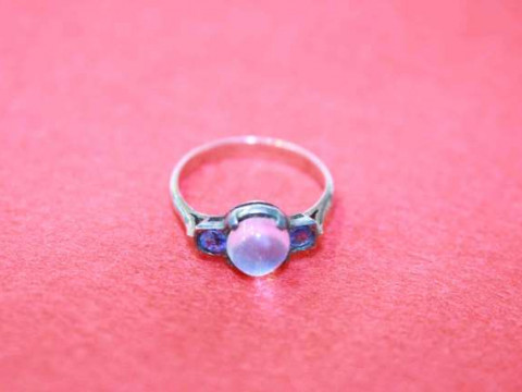 Moonstone ring, size M