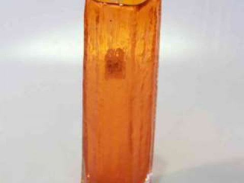 Whitefriars tangerine glass vase