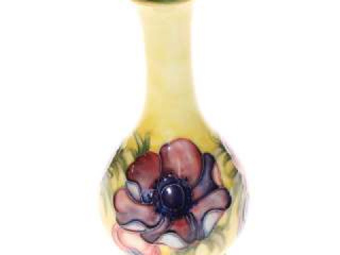 Moorcroft anemone vase