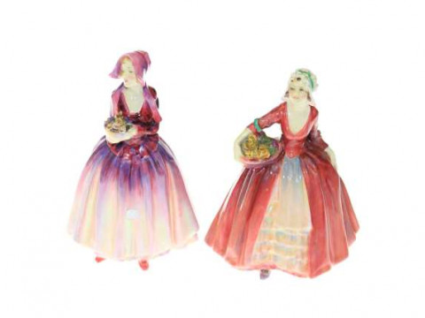 Two Royal Doulton figures (a/f)