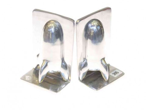 Pair of polished bookends