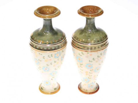 Pair of Royal Doulton vases