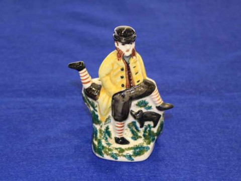 Victorian Isle of Man figure match holder