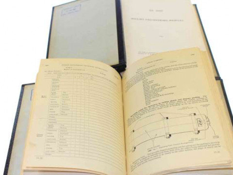 Two marine engineering manuals, dated 1960