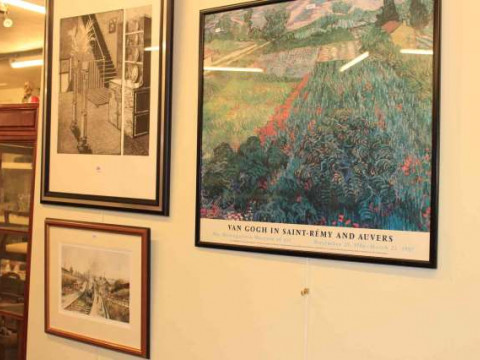 Eric Thompson, Barnard Castle Station, watercolour, framed; and three...