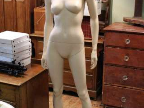 Female shop mannequin
