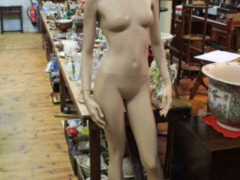 Female shop mannequin