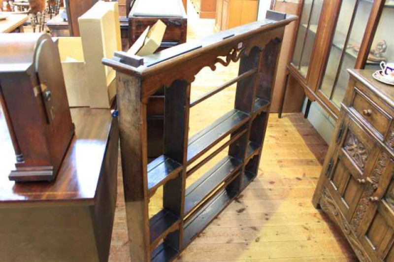 Georgian oak Delft rack