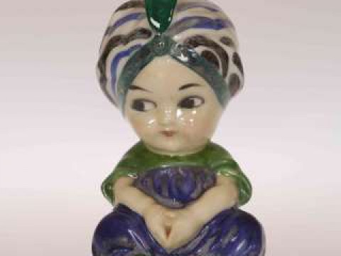 BOY WITH TURBAN', A RARE ROYAL DOULTON FIGURE, designed by Leslie Harradine,...