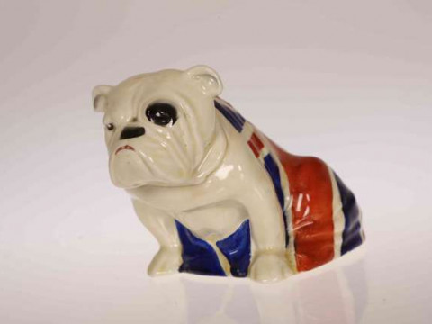 BRITISH BULLDOG', A ROYAL DOULTON FIGURE, c.1915, modelled and painted...