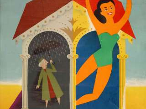 A BRITISH RAILWAYS POSTER, 'SOUTHEND ON SEA - ON BRITAIN'S DRIER AND SUNNIER...