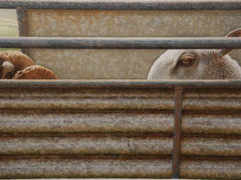 ALAN STONES, 'TAKE STOCK', signed, dated 1989 and inscribed with the title...
