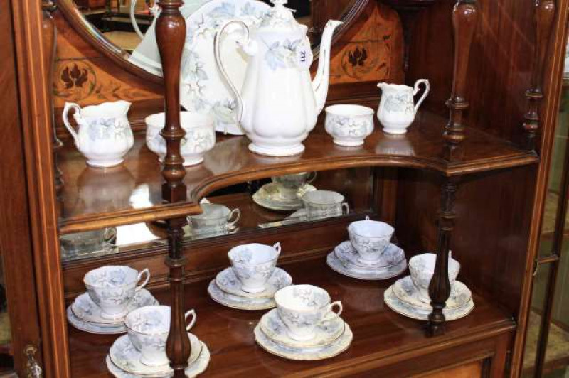 Thirty Six piece Royal Albert ''Silver Maple'' tea and coffee set