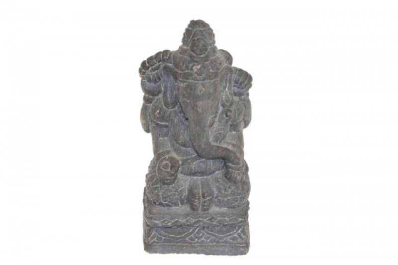Carved stone figure of Ganesh