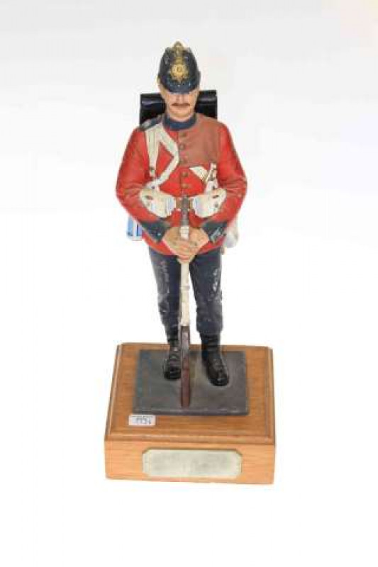 Royal Marine Light Infantry figure signed Chas Staddon