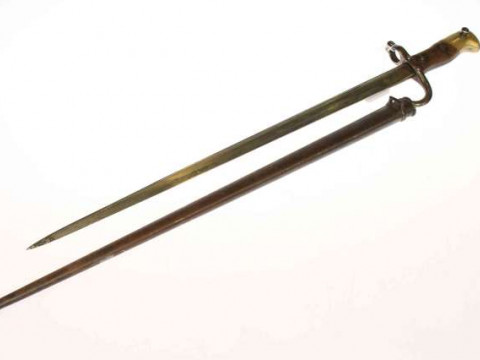 Large Bayonet and scabbard