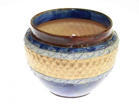 Late 19th Century Royal Doulton stoneware jardiniere
