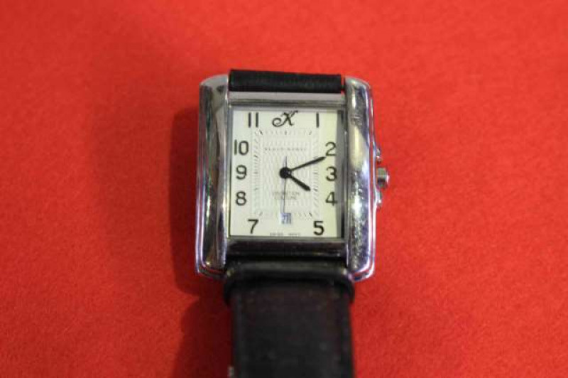 Klaus-Kobec stainless steel wristwatch