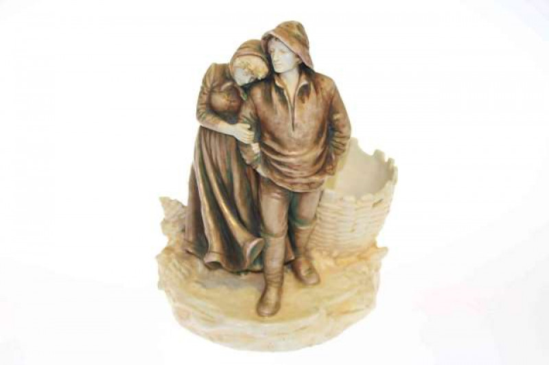 After T Schoop, a late 19th Century figural centre-piece