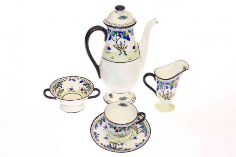 Royal Doulton coffee service, c 1920's/30's