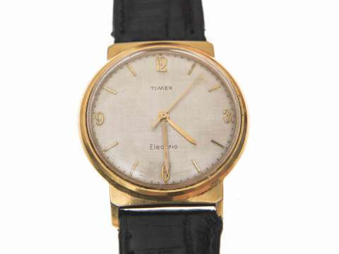 A TIMEX MODEL 67 ELECTRIC WRISTWATCH, the first electric watch made by...