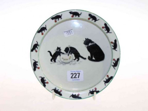 Grimwades 'Black Cats' nursery feeding bowl