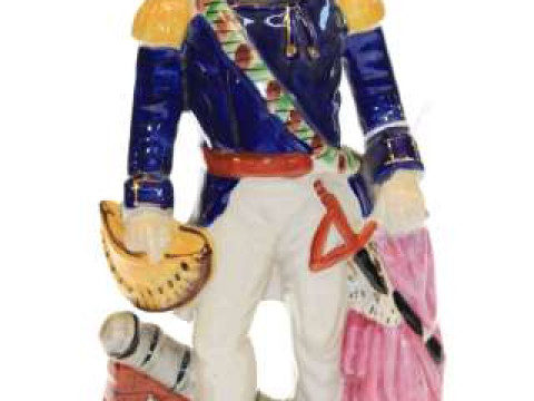 Pottery figure of General Napier