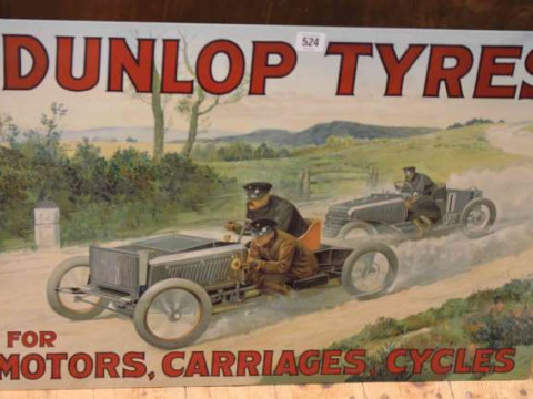 Sign, Dunlop Tyres