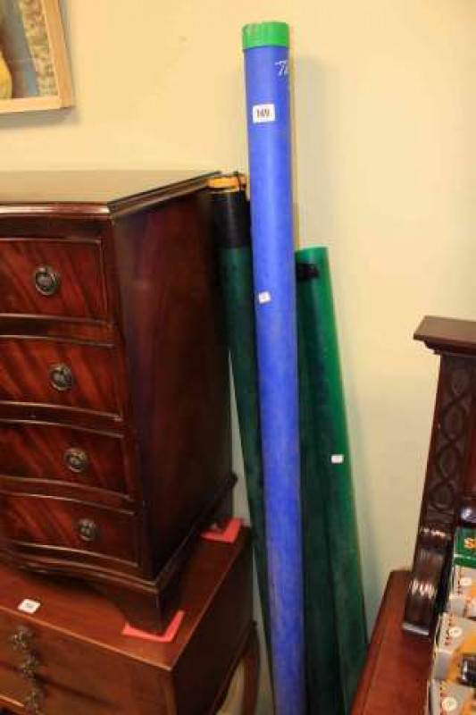 Five freshwater fishing rods including Diawa, Shimano and Tri-Cast