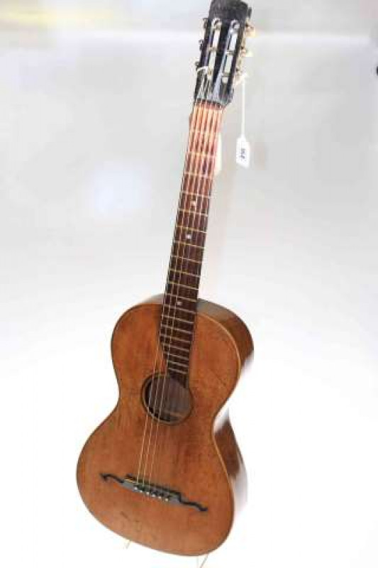 German parlour guitar, late 19th Century