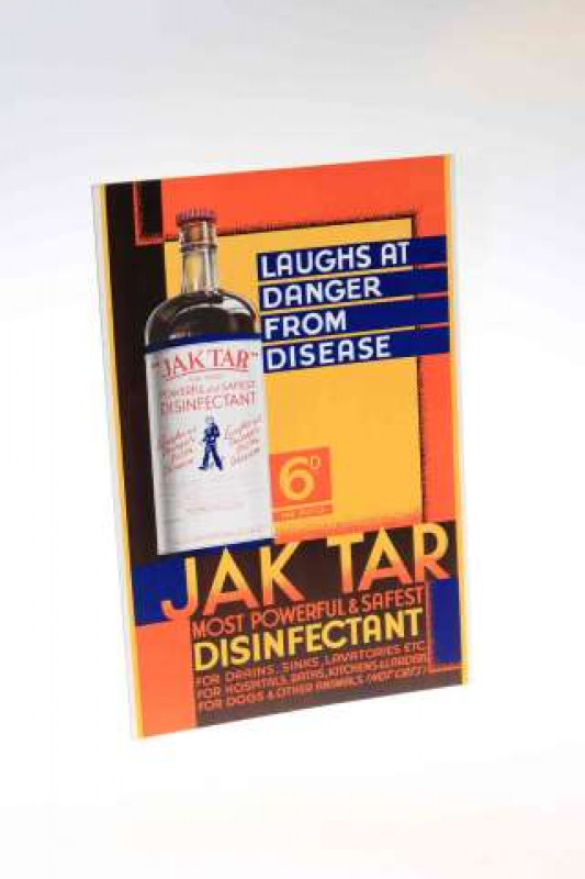 Original advert for 'Jaktar' most powerful and safest disinfectant