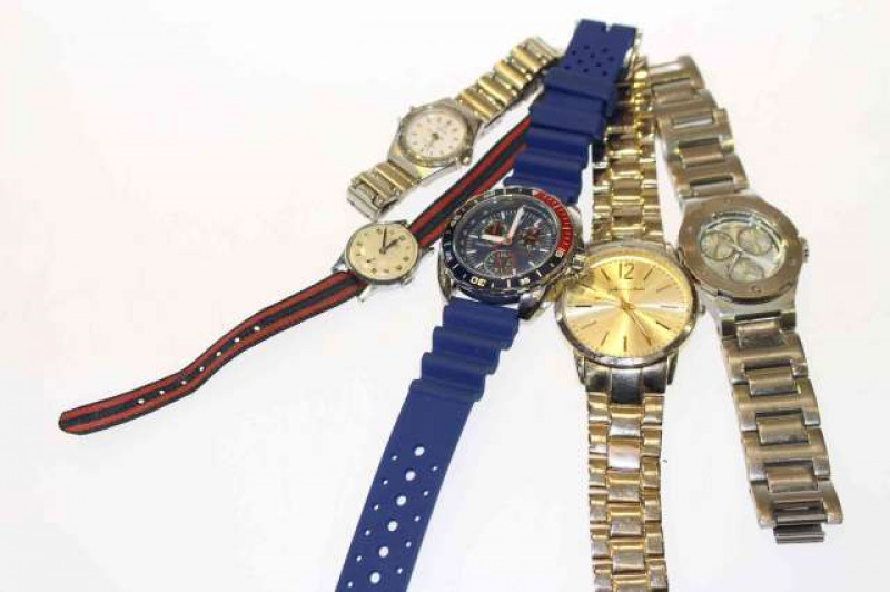 Five wristwatches