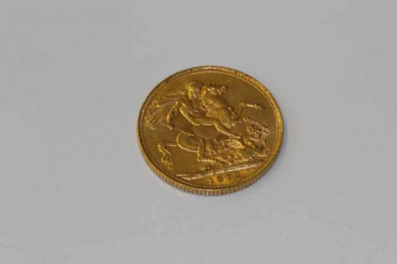 George V sovereign, 1912