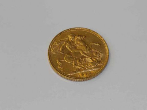 George V sovereign, 1912