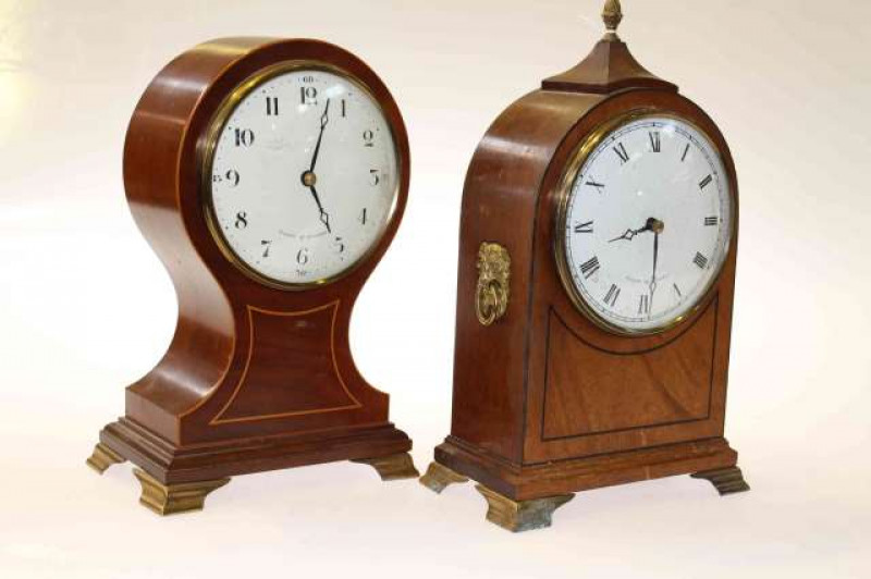 Two Comitti mantel clocks