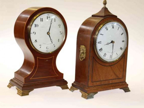 Two Comitti mantel clocks