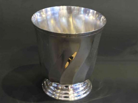 Christoffle silver plated ice bucket