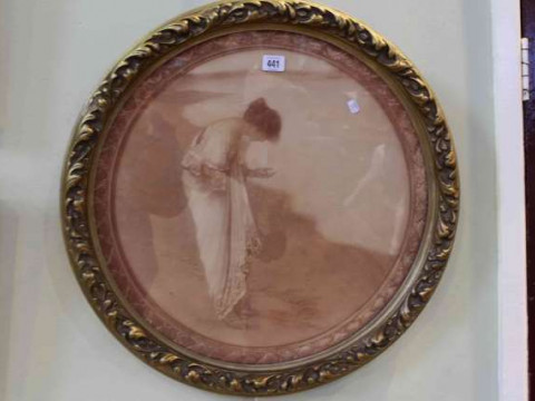 Circular print after Alma-Tadema