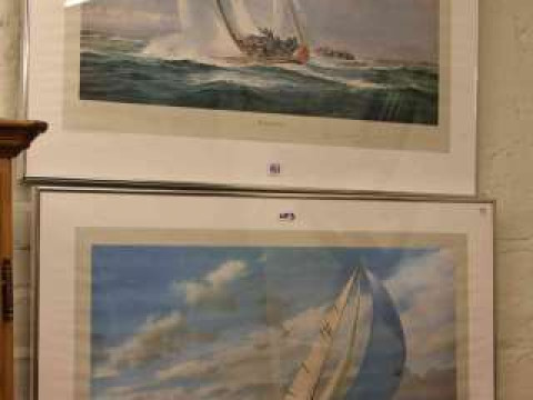 Robert Taylor, two limited edition prints of sailing scenes, framed (2)