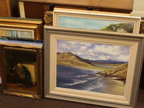 Collection of prints and paintings