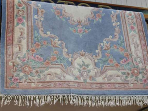 Blue ground Chinese rug 2.80 x 1.80 metres