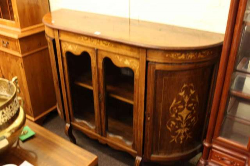 Rosewood parlour cabinet base