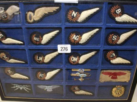 Case of RAF insignia