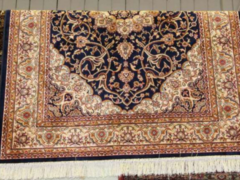 Blue ground Keshan rug 1.90 x 1.40
