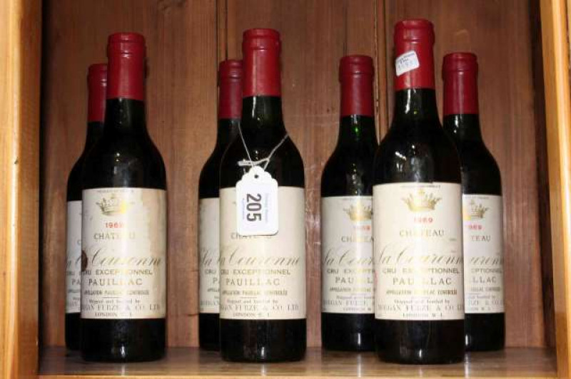 Seven bottles of 1969 Chateau La Couronne