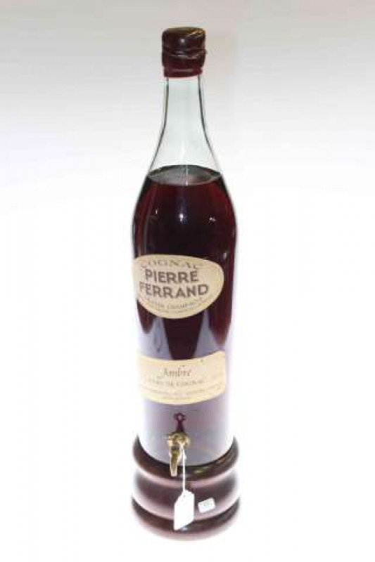Pierre Ferrand Cognac, 3L, on wooden stand