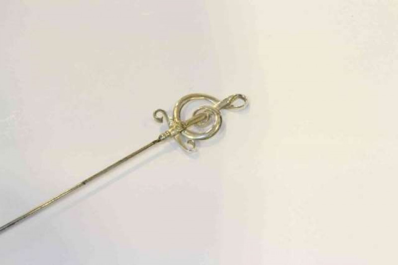 Charles Horner silver hat pin