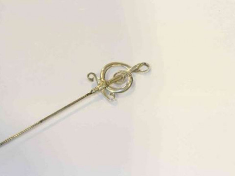Charles Horner silver hat pin